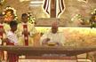 Bishop Francis Serrao blesses Renovated Holy Family Church at Chitradurga