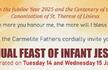 The Annual Feast of Infant Jesus 2025